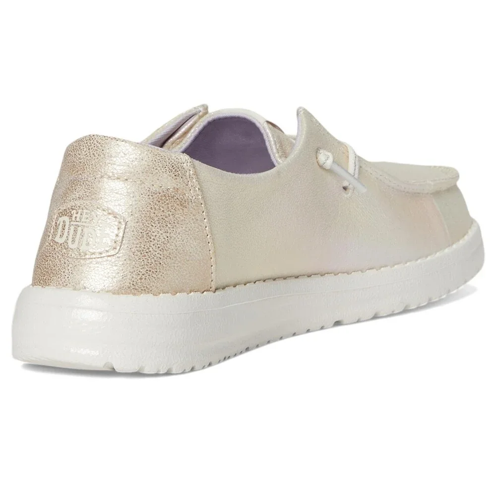 Hey Dude Wendy Y Dazzling 44609-9DG Kids US 4 M Iridescent Multi Shoes ZOGG3897